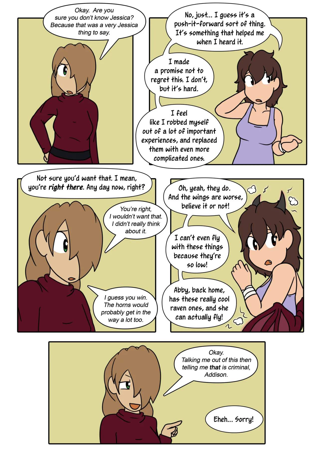 [LariUmbreon] Girl Me! How I Got Turned Into a Girl by a Desperate Succubus! (In Progress) - Page 116