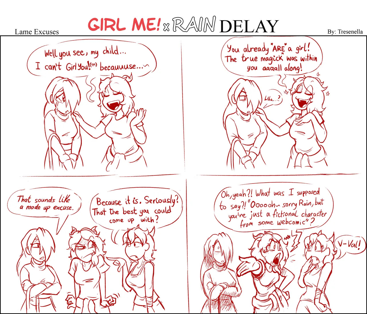 [LariUmbreon] Girl Me! How I Got Turned Into a Girl by a Desperate Succubus! (In Progress) - Page 127