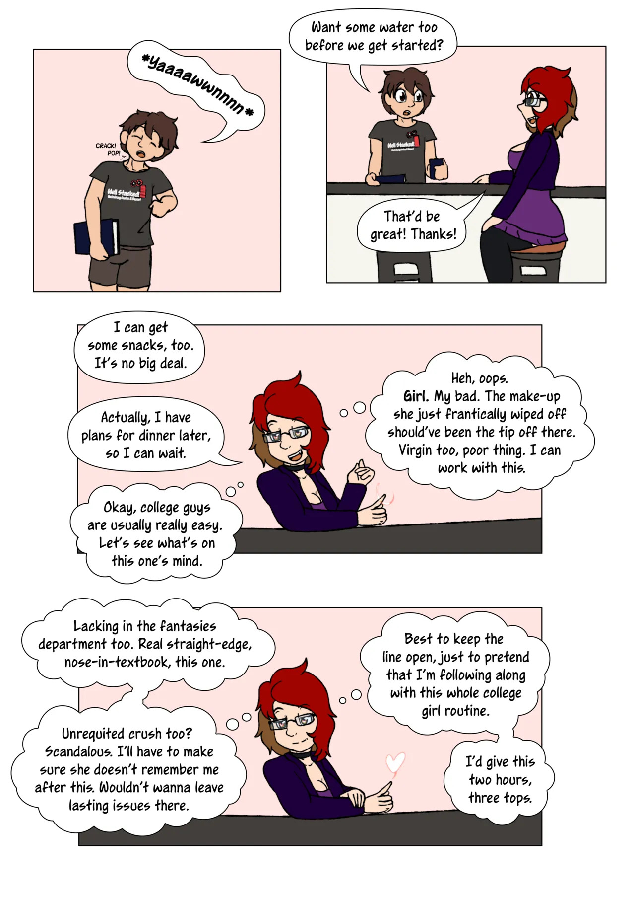 [LariUmbreon] Girl Me! How I Got Turned Into a Girl by a Desperate Succubus! (In Progress) - Page 25