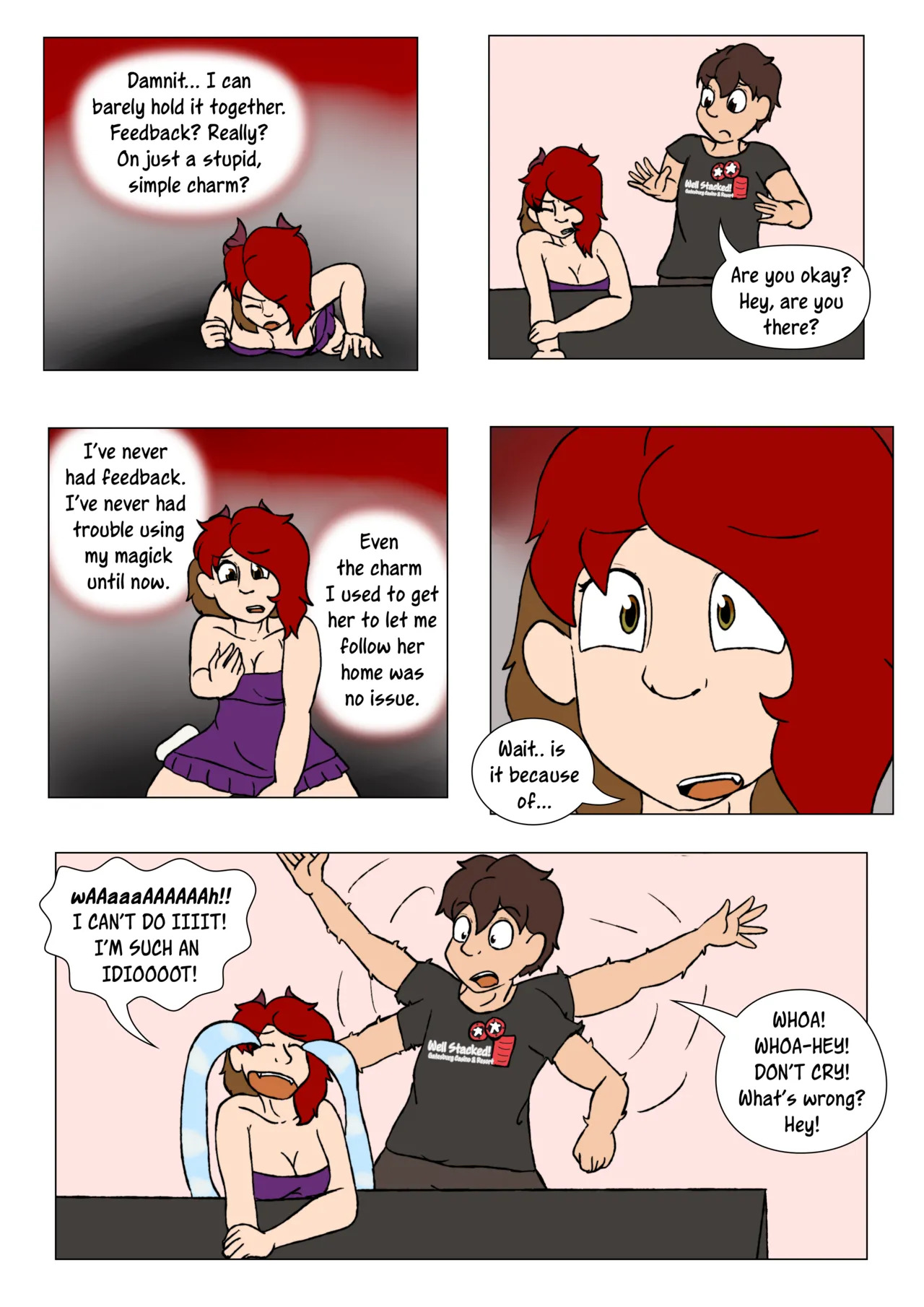 [LariUmbreon] Girl Me! How I Got Turned Into a Girl by a Desperate Succubus! (In Progress) - Page 31