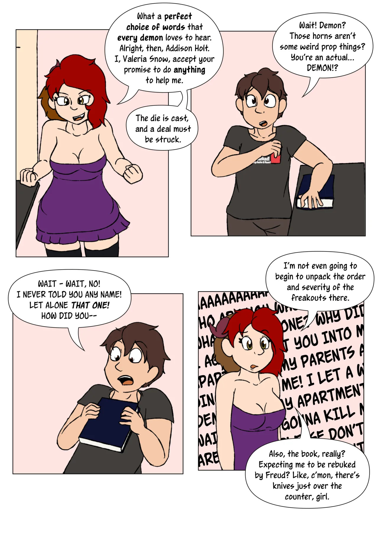 [LariUmbreon] Girl Me! How I Got Turned Into a Girl by a Desperate Succubus! (In Progress) - Page 33