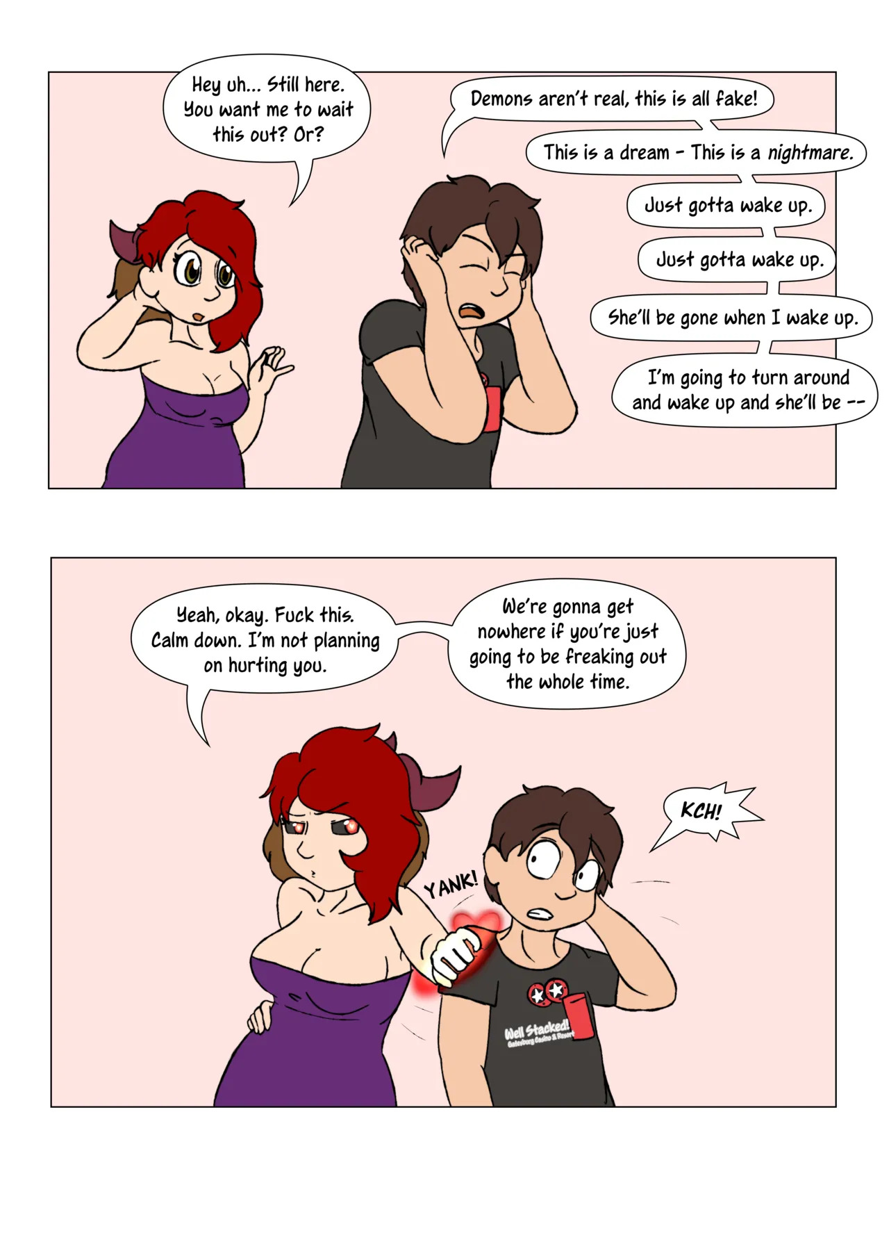 [LariUmbreon] Girl Me! How I Got Turned Into a Girl by a Desperate Succubus! (In Progress) - Page 34