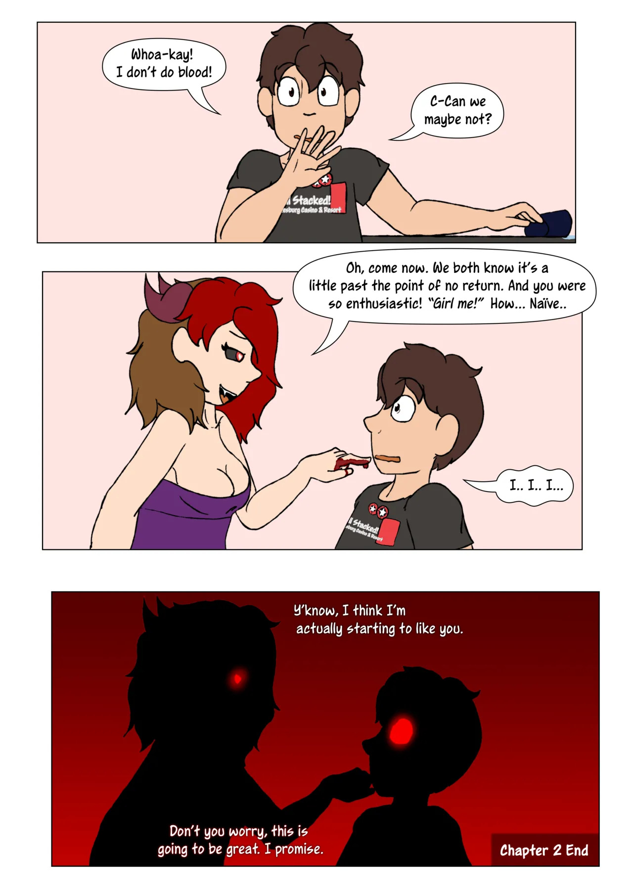 [LariUmbreon] Girl Me! How I Got Turned Into a Girl by a Desperate Succubus! (In Progress) - Page 40