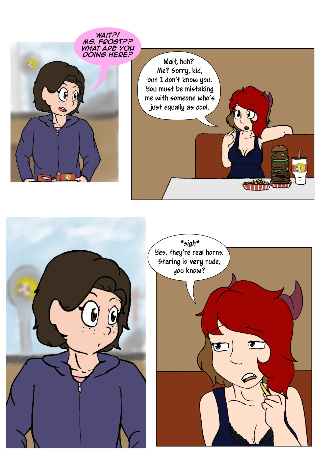 [LariUmbreon] Girl Me! How I Got Turned Into a Girl by a Desperate Succubus! (In Progress) - Page 43
