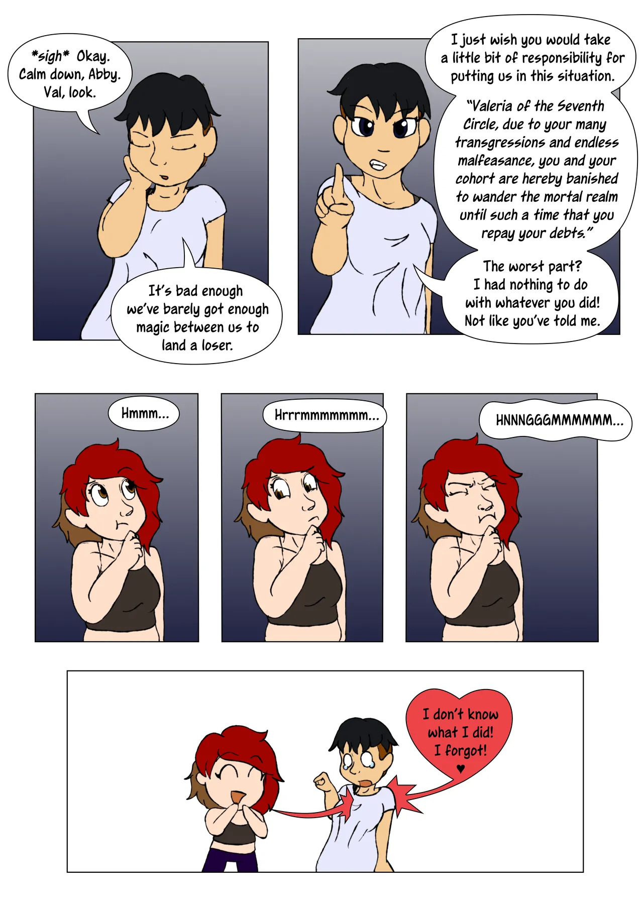 [LariUmbreon] Girl Me! How I Got Turned Into a Girl by a Desperate Succubus! (In Progress) - Page 9