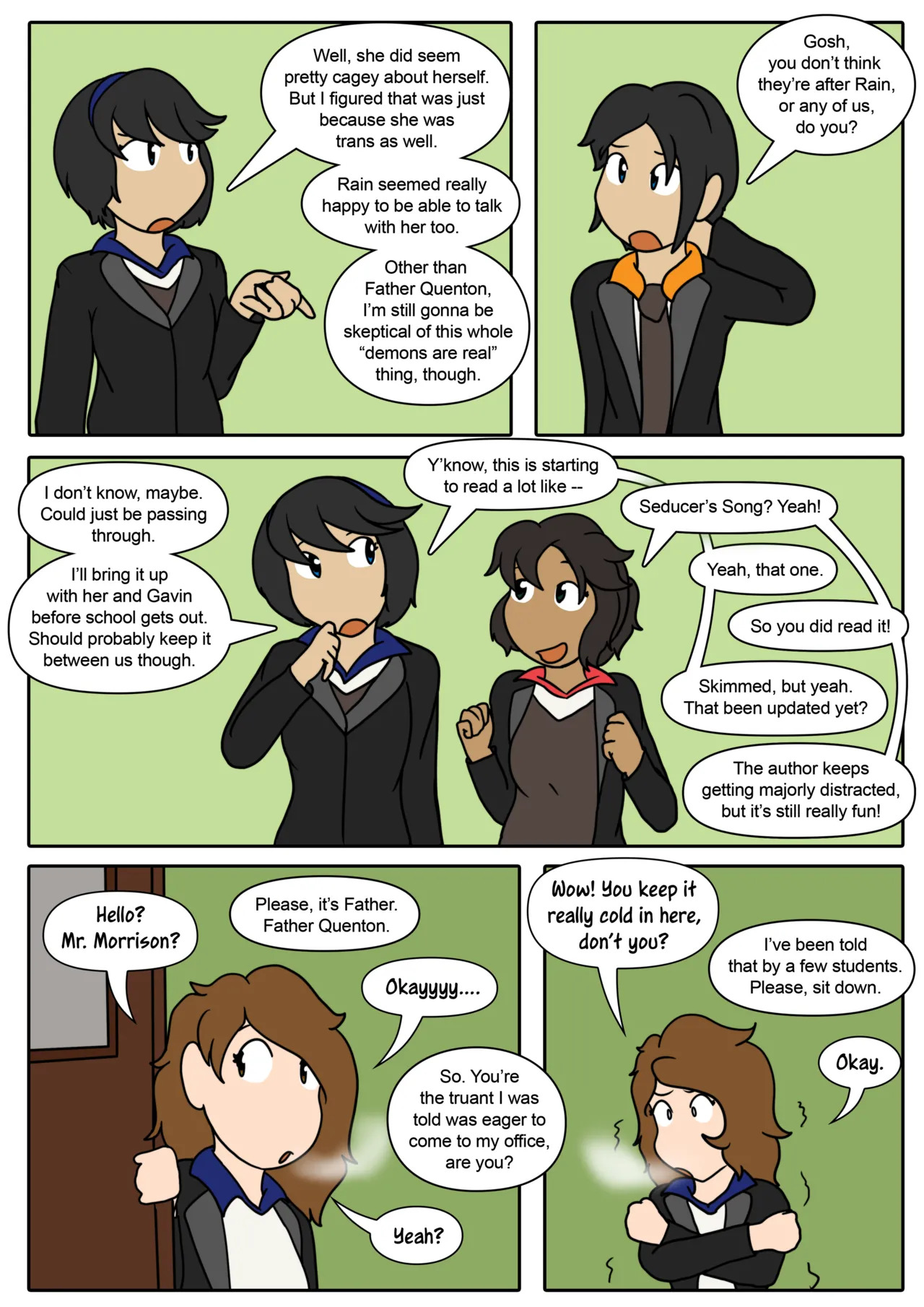 [LariUmbreon] Girl Me! How I Got Turned Into a Girl by a Desperate Succubus! (In Progress) - Page 93