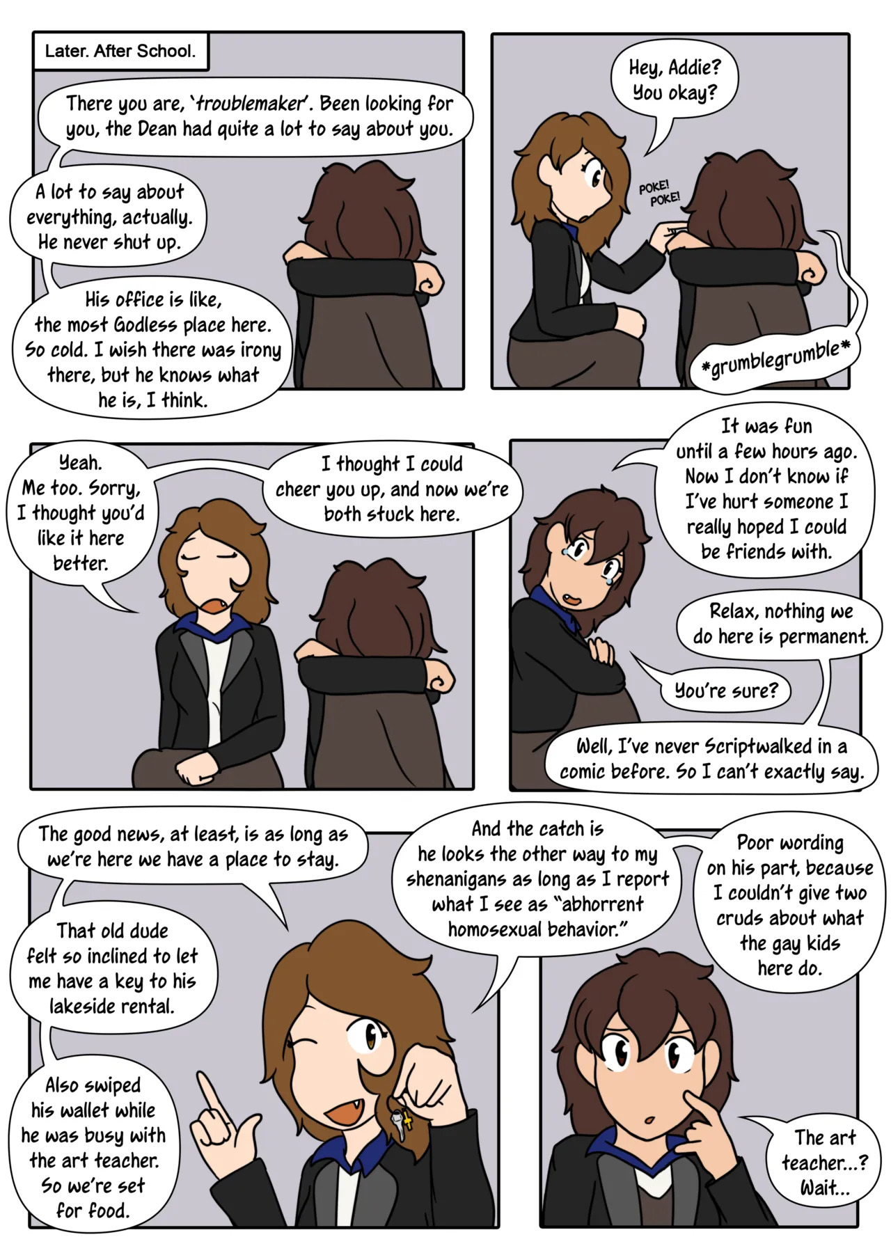 [LariUmbreon] Girl Me! How I Got Turned Into a Girl by a Desperate Succubus! (In Progress) - Page 96