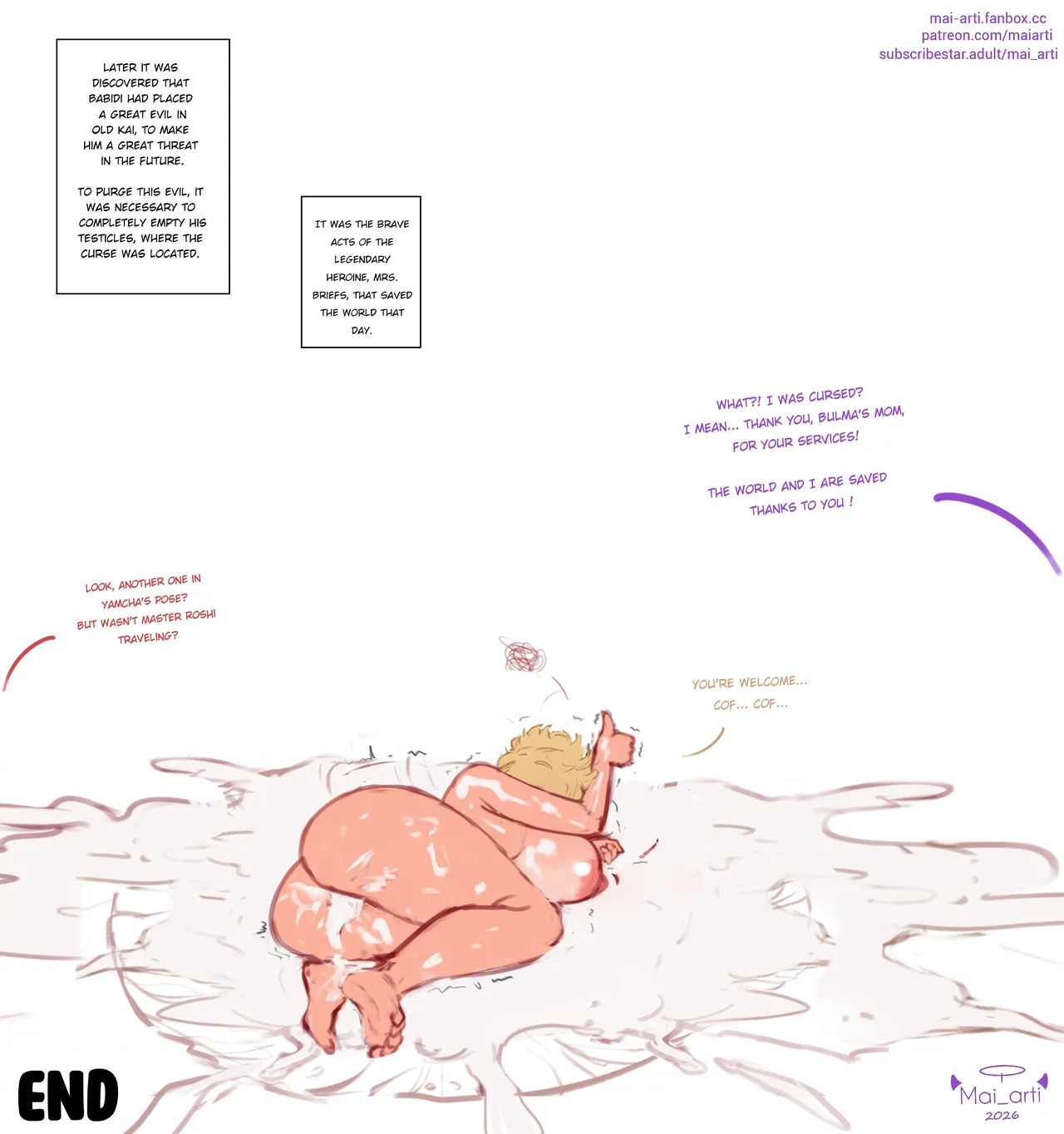 [Mai_arti] Old Kai and Mrs.Briefs (Dragon Ball Z) - Page 10