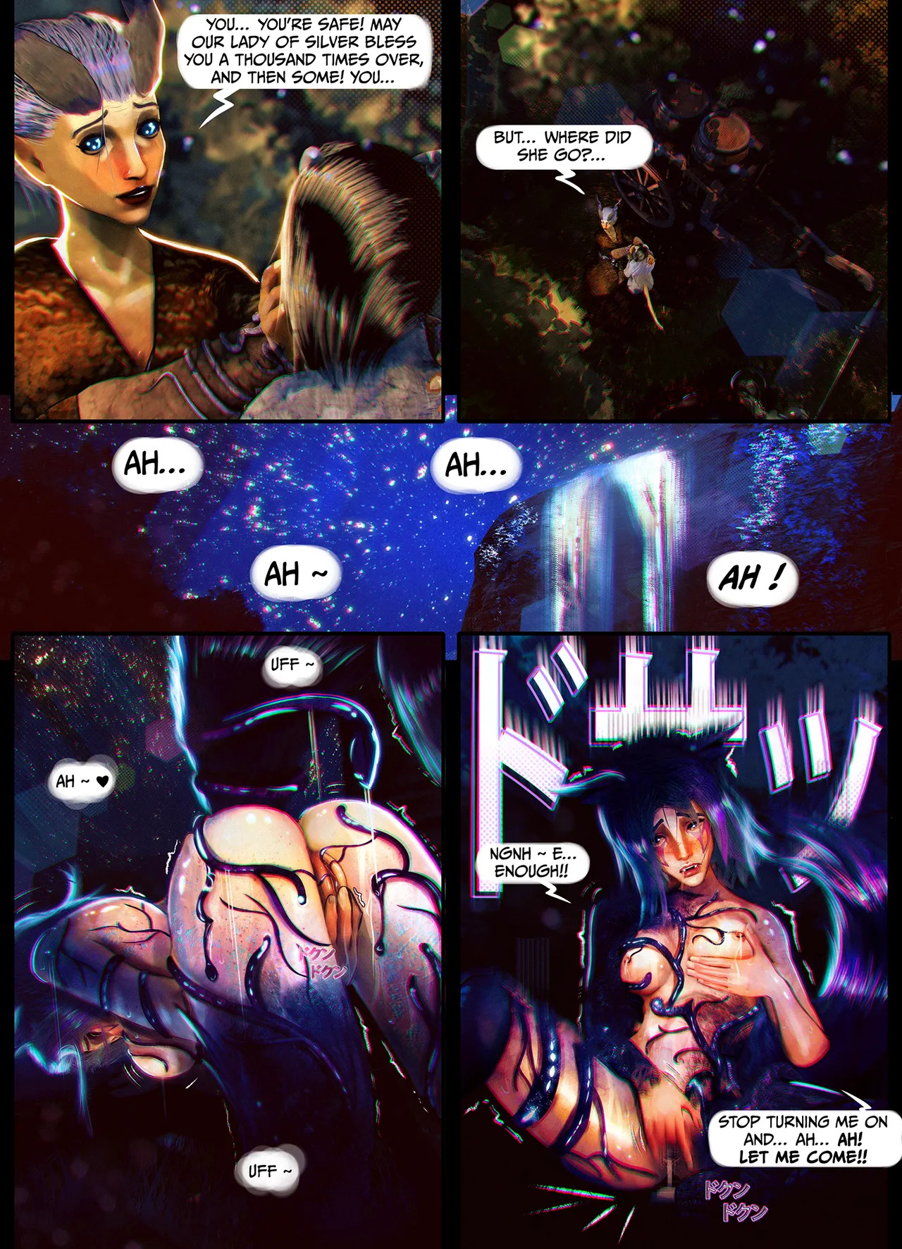 『Sharess's Embrace by Umbreoctali』An erotic story set in the universe of Dungeons & Dragons (English) - Page 6