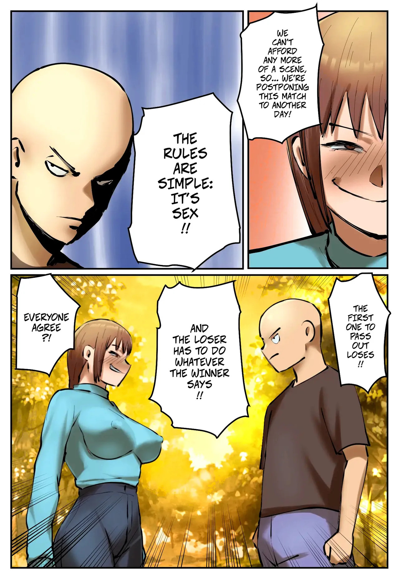 [Chotto B-Sen] My Part-Time Job Is To Get Revenge: The Loose Woman -- Fukushuu Yami Beit "Machi no Keikan ga Kowareru Kono Oppai Onna o Oidashite Hoshii" [Colorized] - Page 16