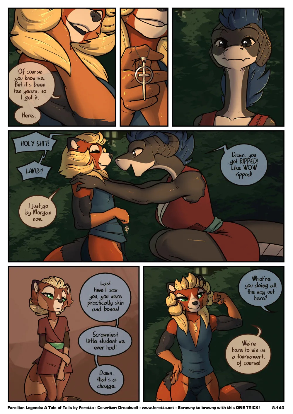 [Feretta] A Tale of Tails: Chapter 8 - Power Play (ongoing) - Page 141
