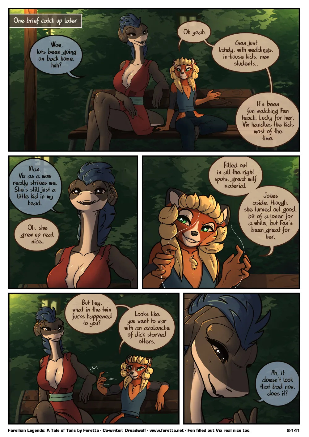 [Feretta] A Tale of Tails: Chapter 8 - Power Play (ongoing) - Page 142
