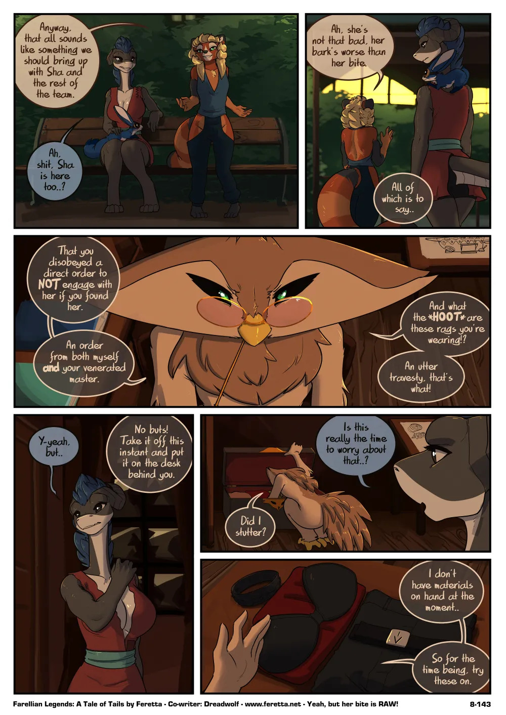 [Feretta] A Tale of Tails: Chapter 8 - Power Play (ongoing) - Page 144