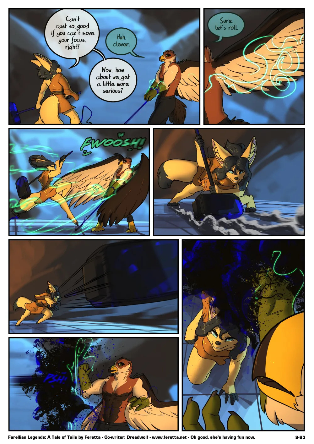 [Feretta] A Tale of Tails: Chapter 8 - Power Play (ongoing) - Page 84