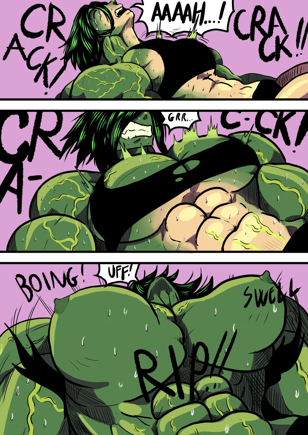 [Odoruyama] Betty Hulk AU: The Origin Of Betty Hulk [Colored Version] - Page 9