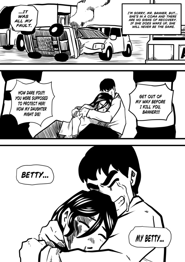 [Odoruyama] Betty Hulk AU: The Origin Of Betty Hulk