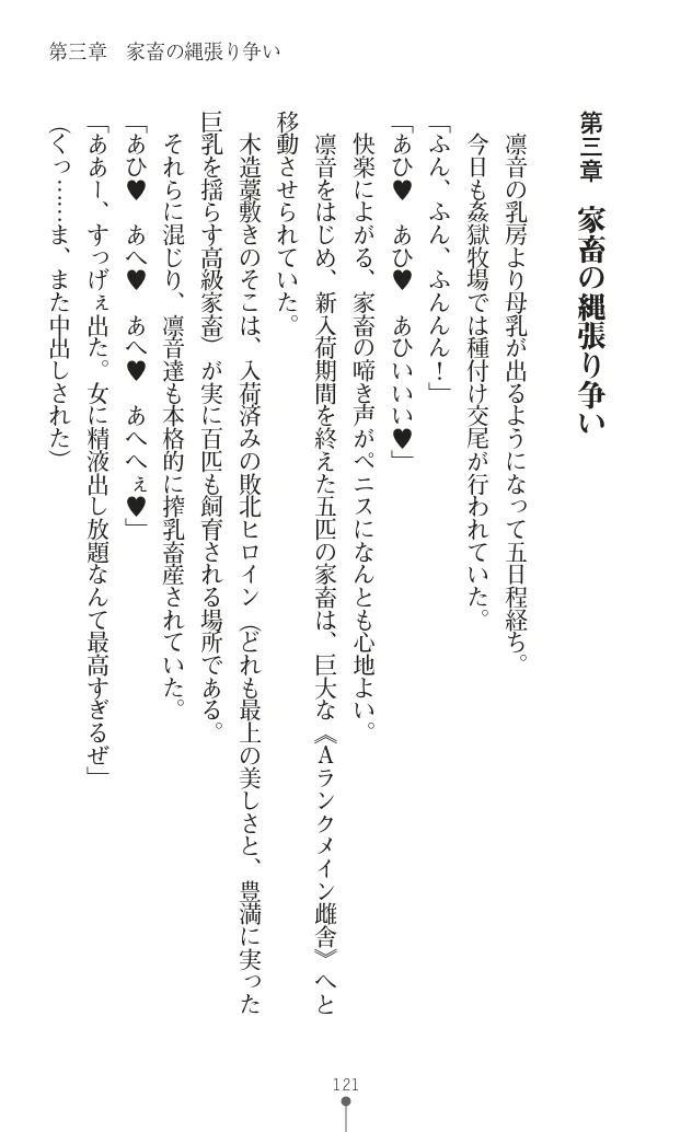 変身聖姫シルヴィアハート ～家畜となった敗北ヒロイン～ - Page 129