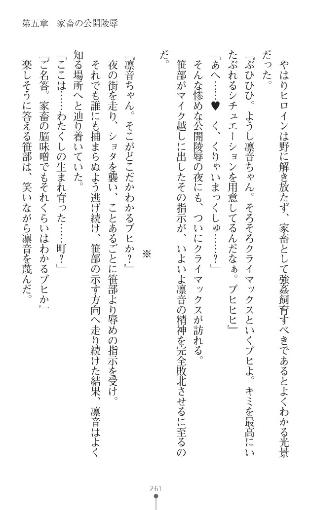 変身聖姫シルヴィアハート ～家畜となった敗北ヒロイン～ - Page 265