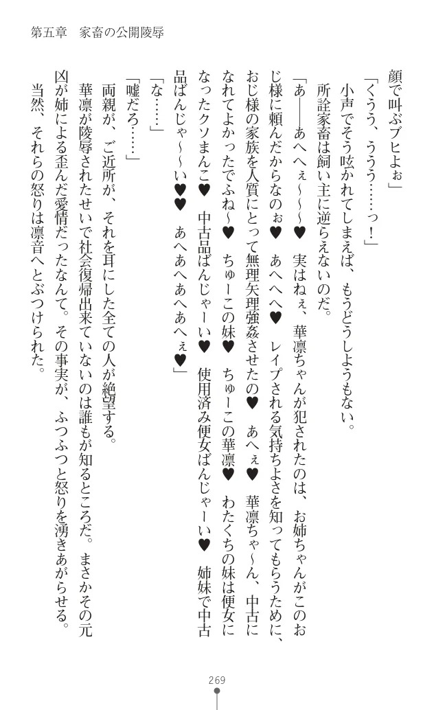 変身聖姫シルヴィアハート ～家畜となった敗北ヒロイン～ - Page 273
