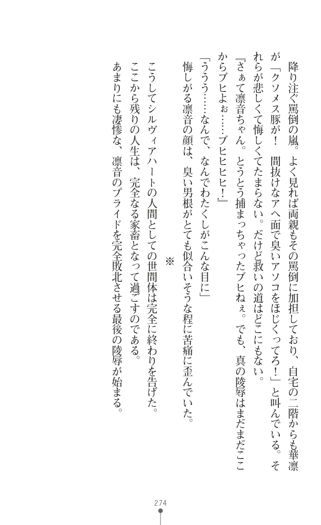 変身聖姫シルヴィアハート ～家畜となった敗北ヒロイン～ - Page 278