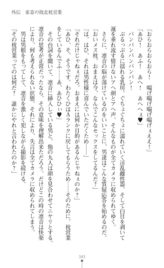 変身聖姫シルヴィアハート ～家畜となった敗北ヒロイン～ - Page 346