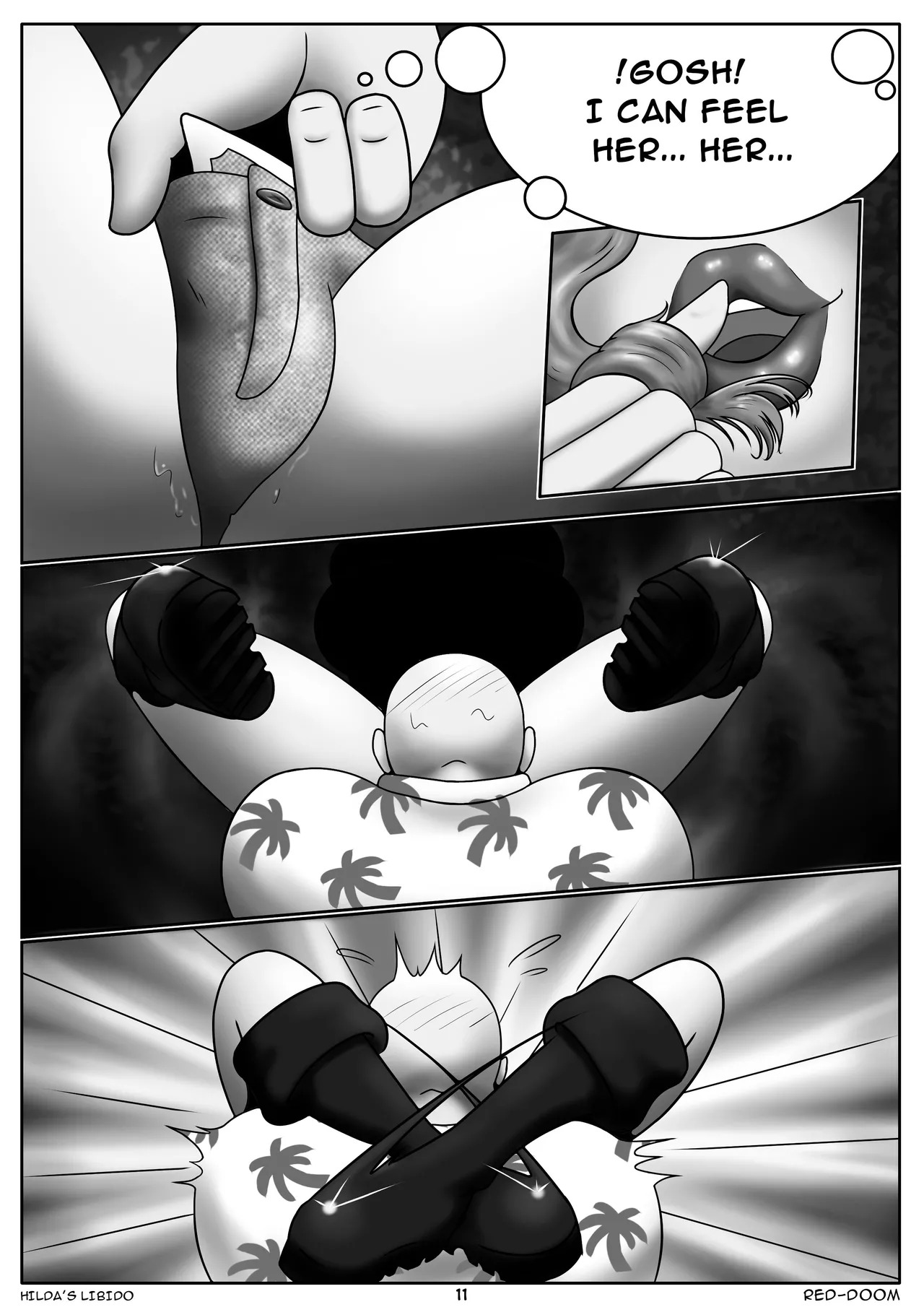 [Red-Doom] Hilda's Libido Ch. 1-4 (Pokemon) [Ongoing] - Page 12