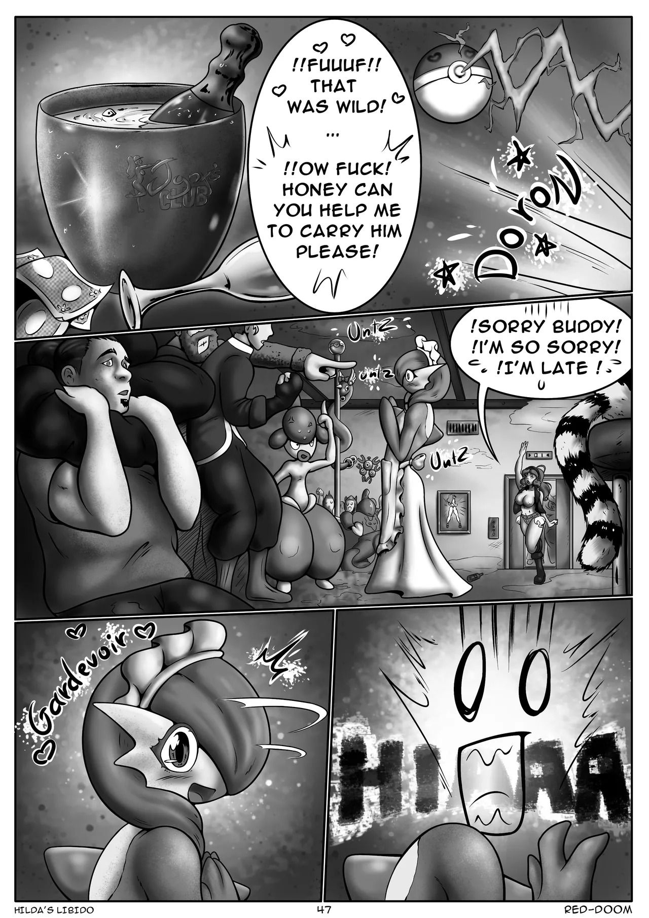 [Red-Doom] Hilda's Libido Ch. 1-4 (Pokemon) [Ongoing] - Page 48
