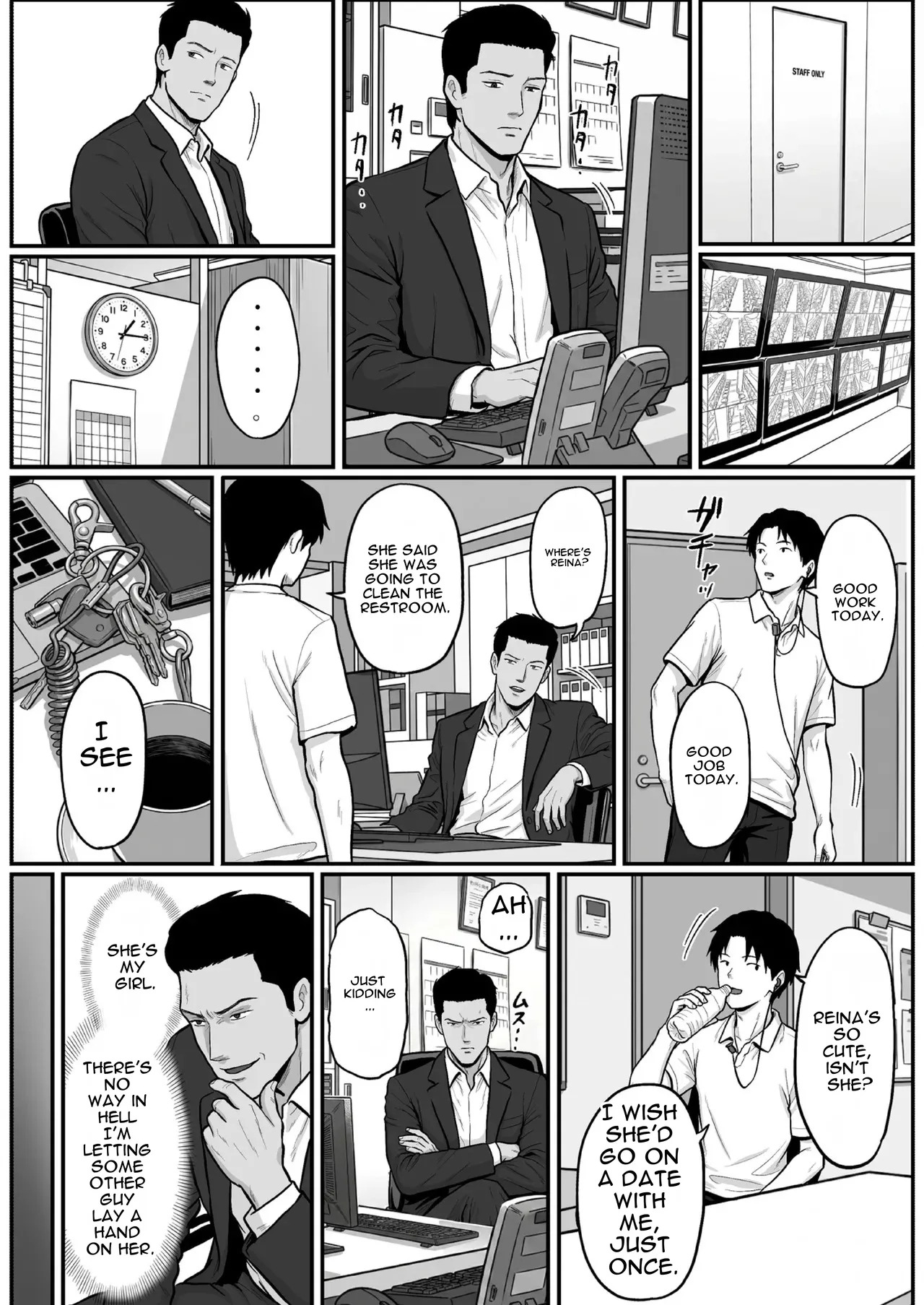 [Shishimaru] Pachi-ya no Idol Tenin Reina-chan o Onaho ni Shita Hanashi [English] - Page 52