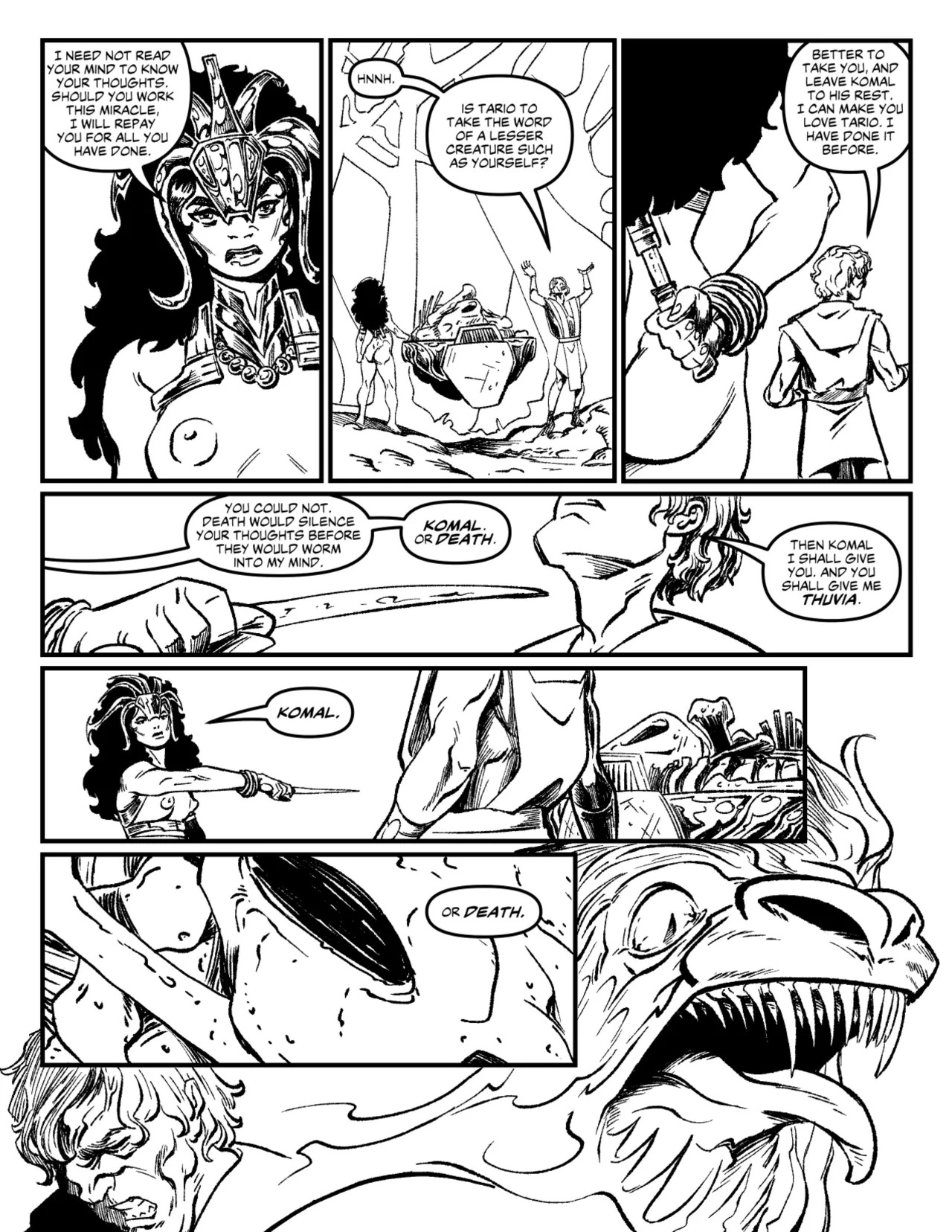 [Mick Beyers] Queen Of Mars Presents: Death and Throxus (ENG) - Page 11