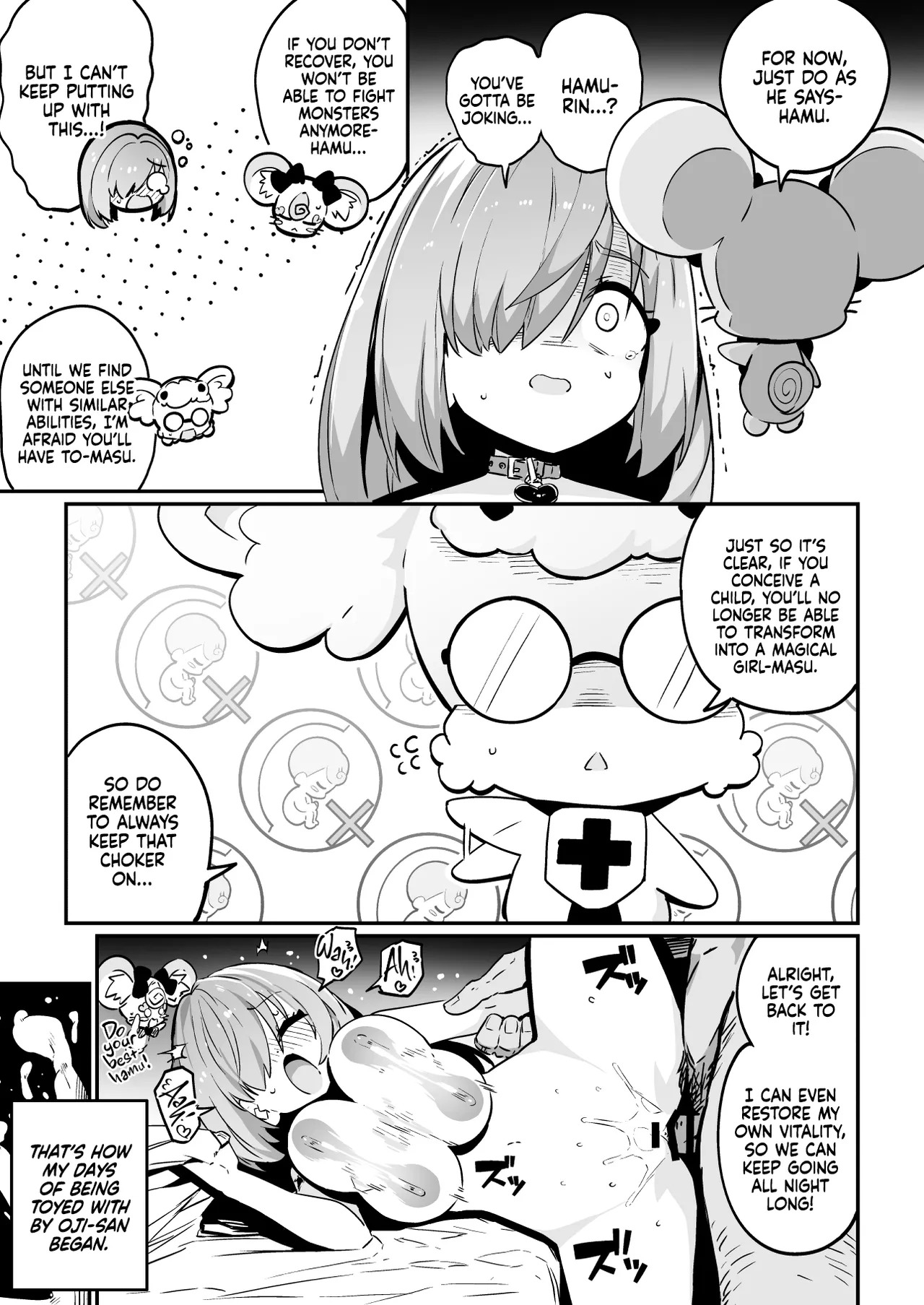 [Mannen Dokodoko Dondodoko (Tottotonero Tarou.)] Mahou Shoujo no Naoshikata (Otoshikata) Kizu o Naoseru no wa Oji-san dake!! | Healing (Breaking) a Magical Girl - Only Oji-san Can Cure Her Wounds! [English] [Xzosk] - Page 20