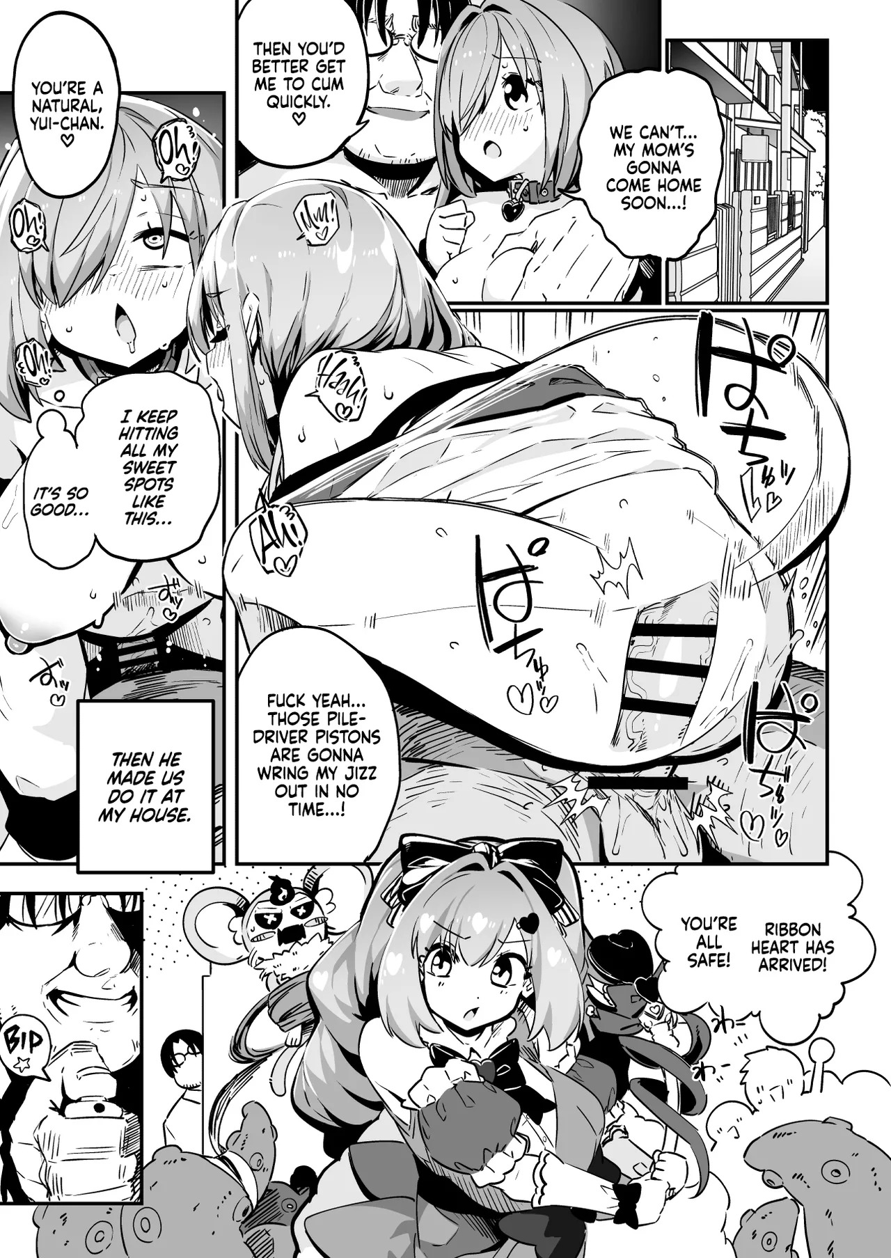 [Mannen Dokodoko Dondodoko (Tottotonero Tarou.)] Mahou Shoujo no Naoshikata (Otoshikata) Kizu o Naoseru no wa Oji-san dake!! | Healing (Breaking) a Magical Girl - Only Oji-san Can Cure Her Wounds! [English] [Xzosk] - Page 26