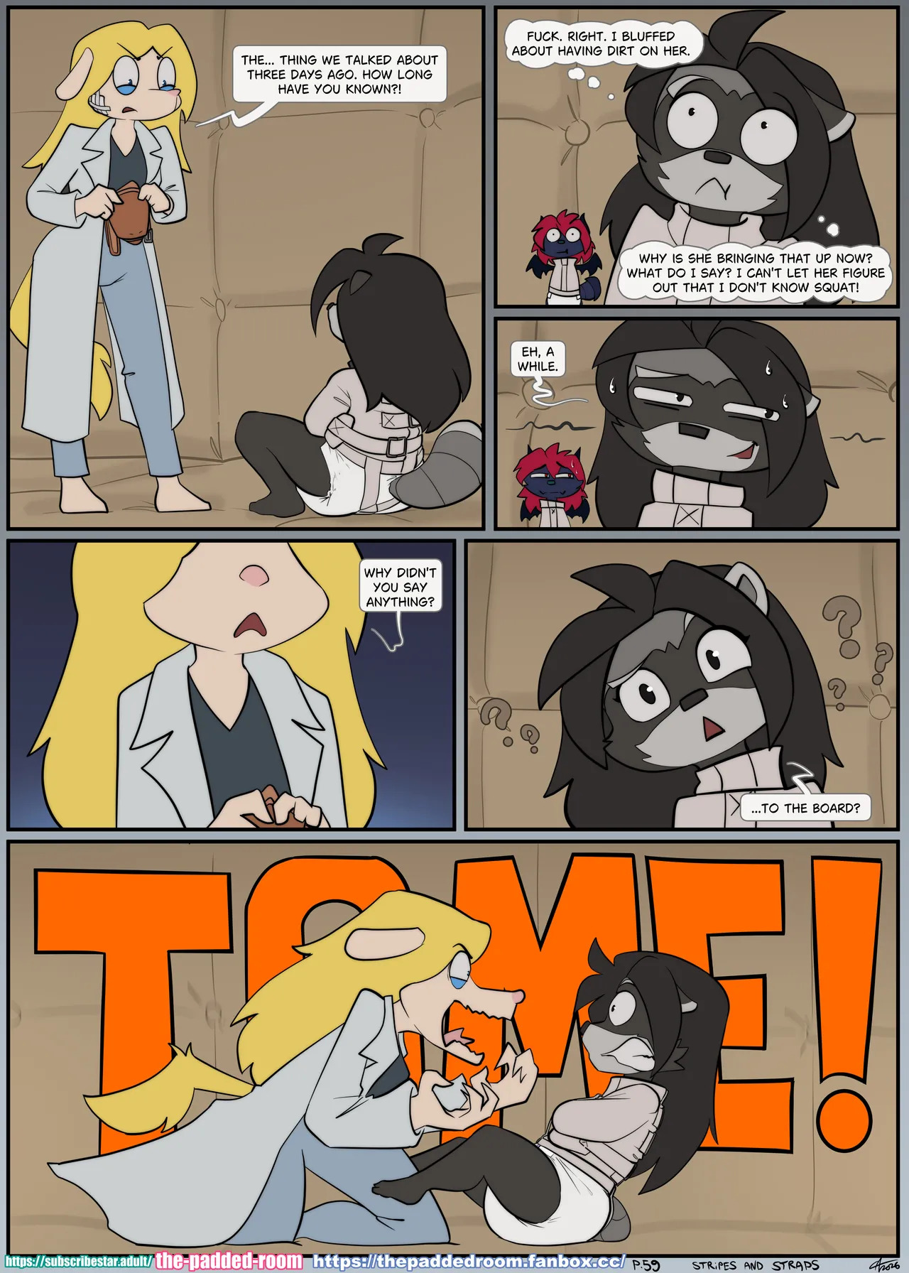 [The Padded Room - Carotte666] - Stripes and Straps (Ongoing) [+ Extras] - Page 59