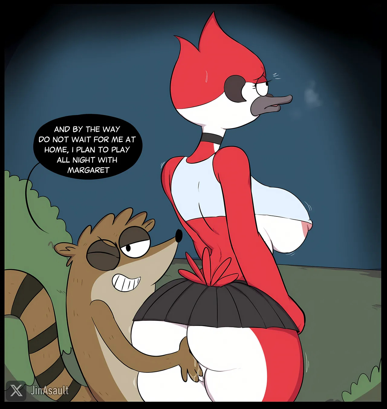 [JinAsault] Typical of B1gD1ck and Mordesimp (Regular Show) - Page 9