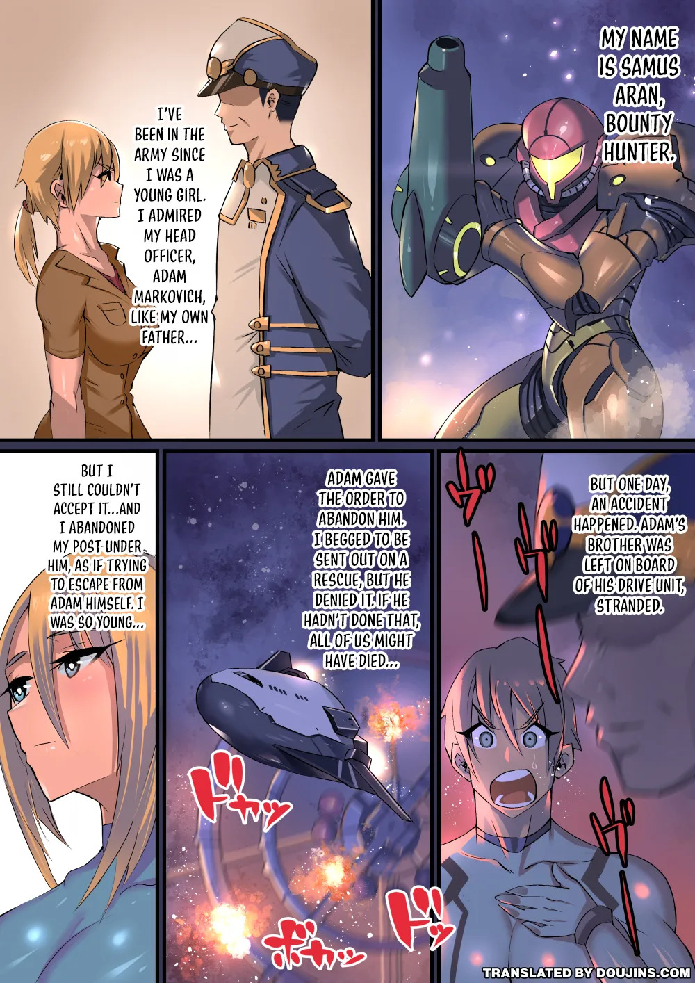 [36p] Bakunyuu de Kyojiri no Buka to Icha Love | Lewd Love With My Underling With Huge Boobs and Ass (Metroid) [English] {Doujins.com} - Page 2