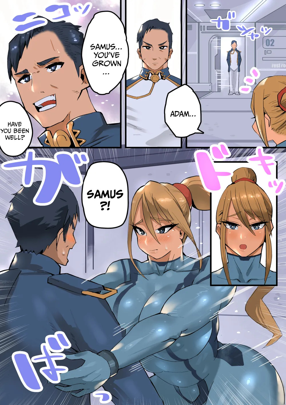 [36p] Bakunyuu de Kyojiri no Buka to Icha Love | Lewd Love With My Underling With Huge Boobs and Ass (Metroid) [English] {Doujins.com} - Page 4