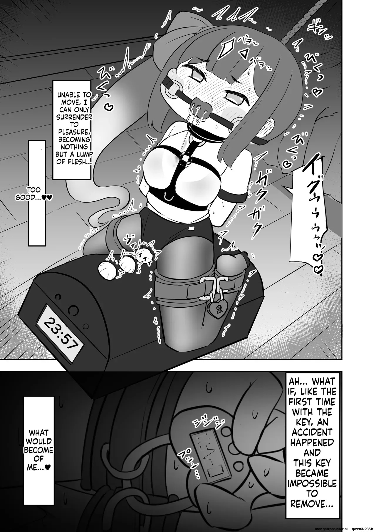 [Hametsuyasan (Icoicoikoi)] ​Kinki no kusari ni tsungareshi ware, shin-en ni te shuuen no dokushou wo suru ohanashi ~Jibaku kousoku onanii wo shiteitara dondon kairaku no numa ni hamatte shimatta~ (Trickcal: Chibi Go) [Digital] (SCANMTL) - Page 26