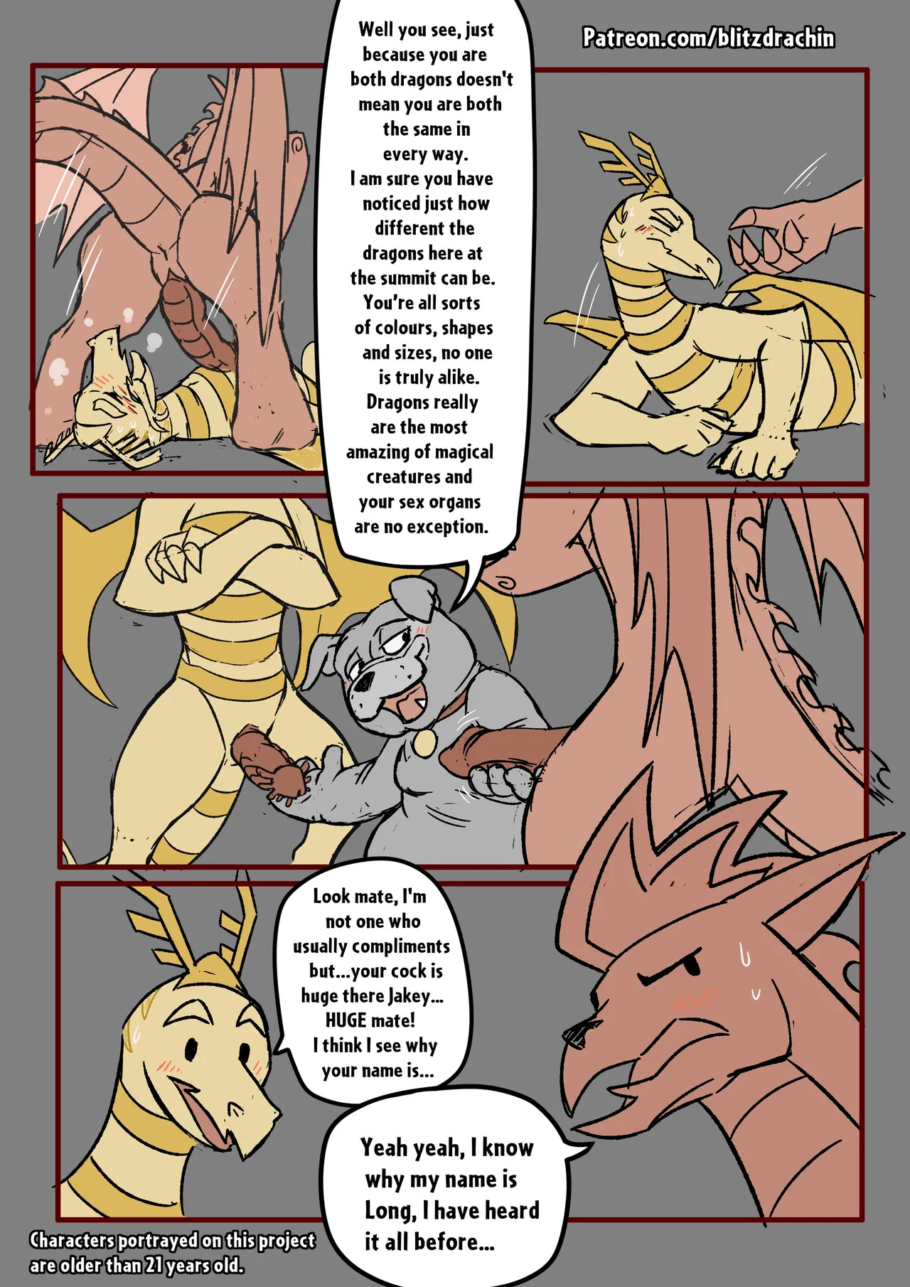 [Blitzdrachin] Dragon Lessons III (Sketch) - Page 13