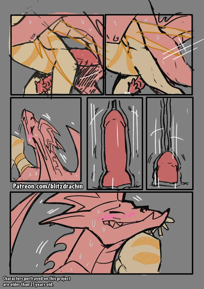 [Blitzdrachin] Dragon Lessons III (Sketch) - Page 34
