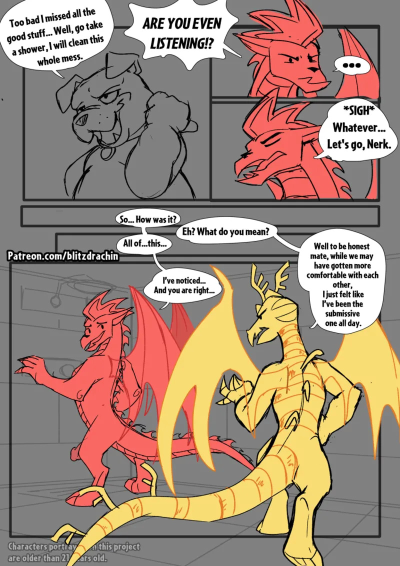 [Blitzdrachin] Dragon Lessons III (Sketch) - Page 37