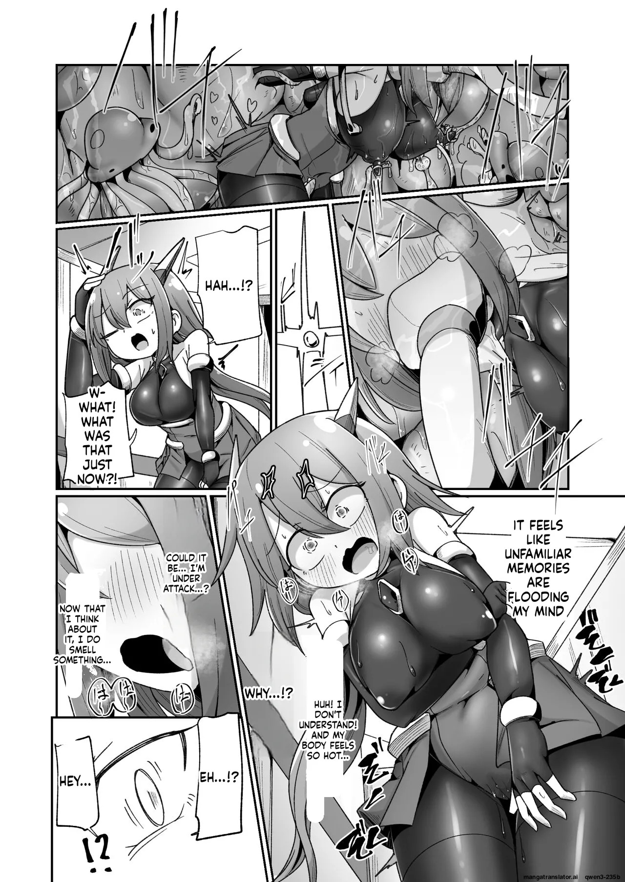 [Echie Kokufuku Aka (Monota)] Maryoku Tank Choukyou sareta Koto mo Sukkari Wasurete no Kono Ko to Teki Ajito ni Idonjau Onna Hero-chan (SCANMTL) - Page 11