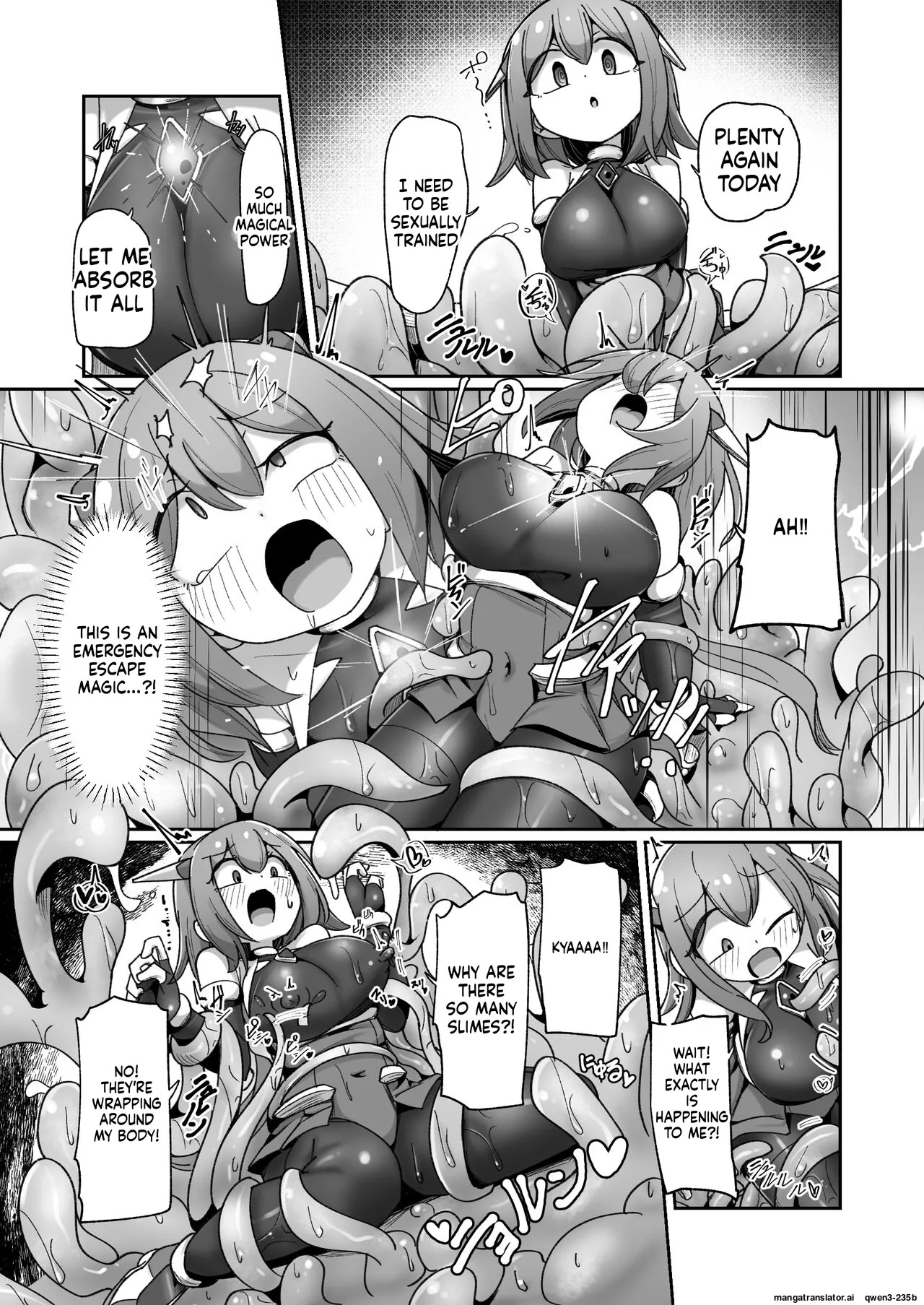 [Echie Kokufuku Aka (Monota)] Maryoku Tank Choukyou sareta Koto mo Sukkari Wasurete no Kono Ko to Teki Ajito ni Idonjau Onna Hero-chan (SCANMTL) - Page 21