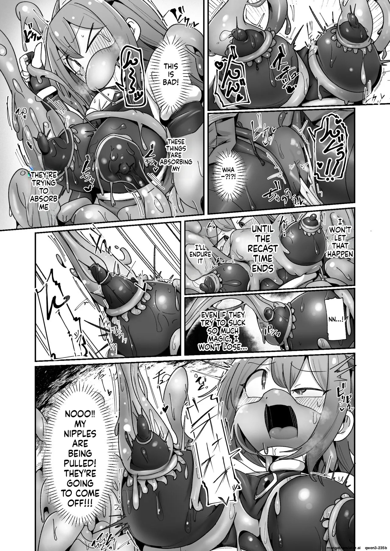 [Echie Kokufuku Aka (Monota)] Maryoku Tank Choukyou sareta Koto mo Sukkari Wasurete no Kono Ko to Teki Ajito ni Idonjau Onna Hero-chan (SCANMTL) - Page 23