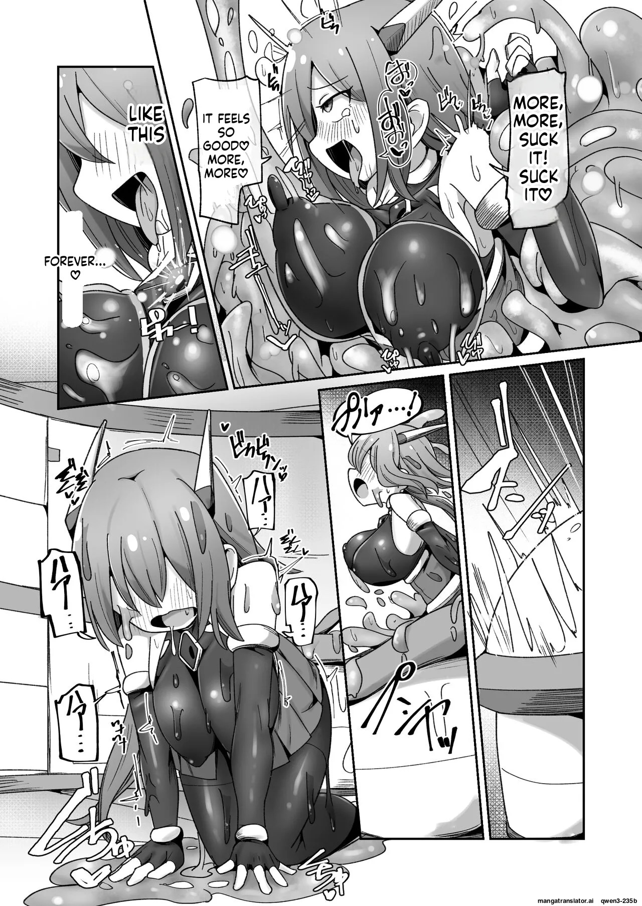 [Echie Kokufuku Aka (Monota)] Maryoku Tank Choukyou sareta Koto mo Sukkari Wasurete no Kono Ko to Teki Ajito ni Idonjau Onna Hero-chan (SCANMTL) - Page 28