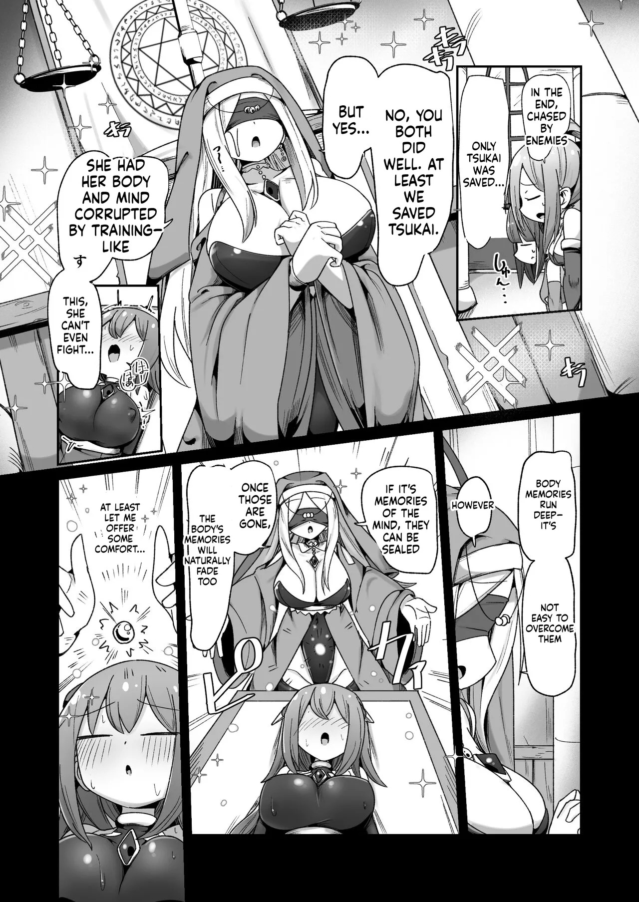 [Echie Kokufuku Aka (Monota)] Maryoku Tank Choukyou sareta Koto mo Sukkari Wasurete no Kono Ko to Teki Ajito ni Idonjau Onna Hero-chan (SCANMTL) - Page 32
