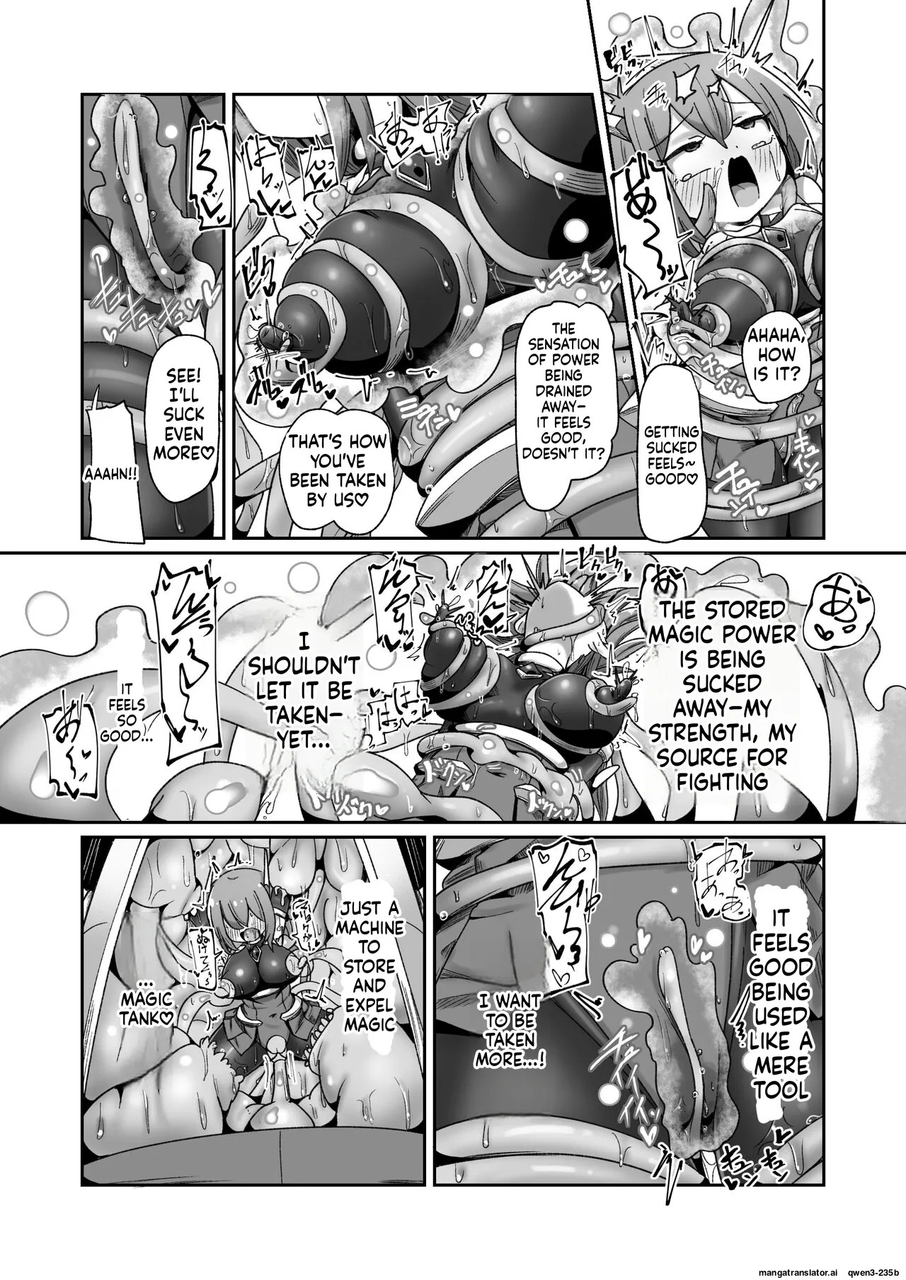 [Echie Kokufuku Aka (Monota)] Maryoku Tank Choukyou sareta Koto mo Sukkari Wasurete no Kono Ko to Teki Ajito ni Idonjau Onna Hero-chan (SCANMTL) - Page 39
