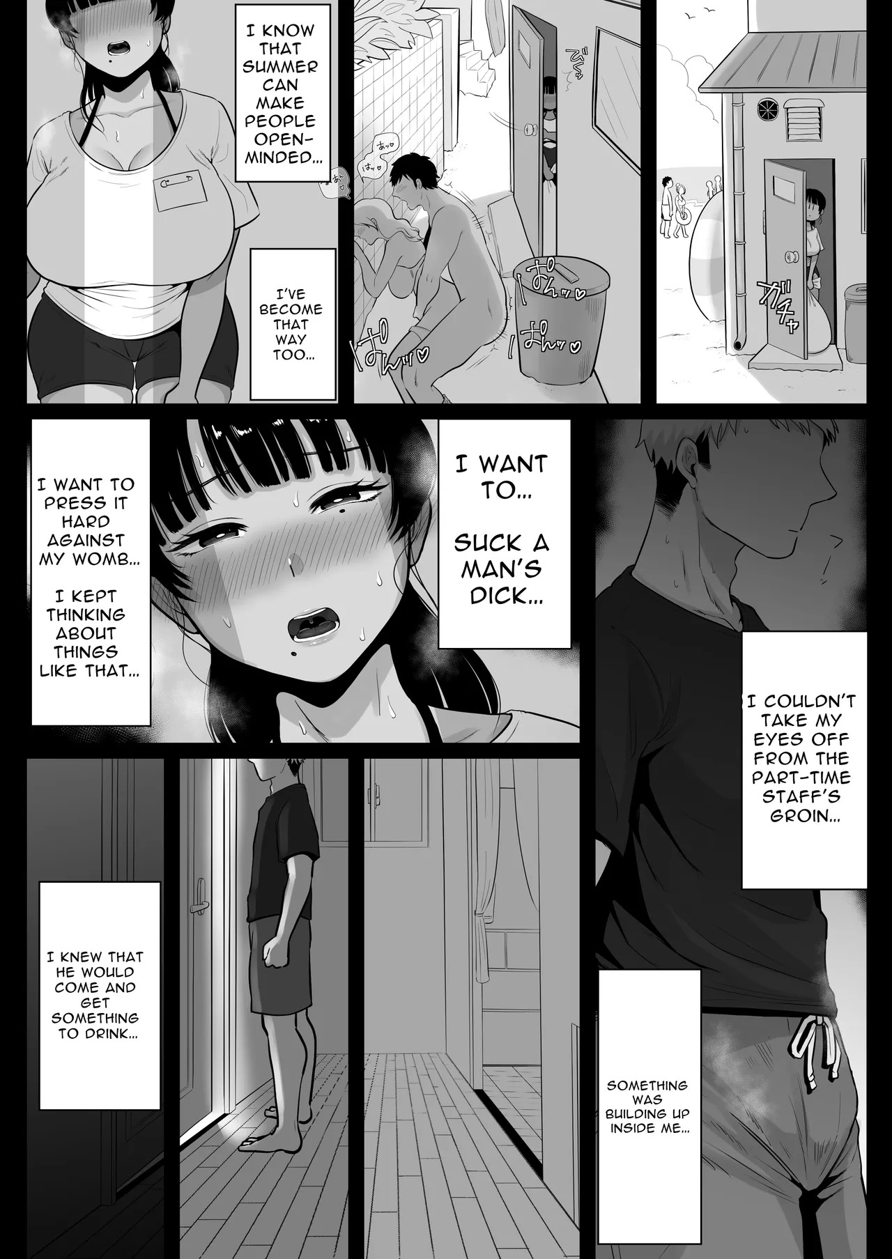[Nezumi no Haha (Nezumi Nobo)] Umi no Ie, Hitozuma Tenchou Makanai Koubiroku | A Record Of Having Sex With A Married Woman At A Beach House [English] [Solid Rose] - Page 22