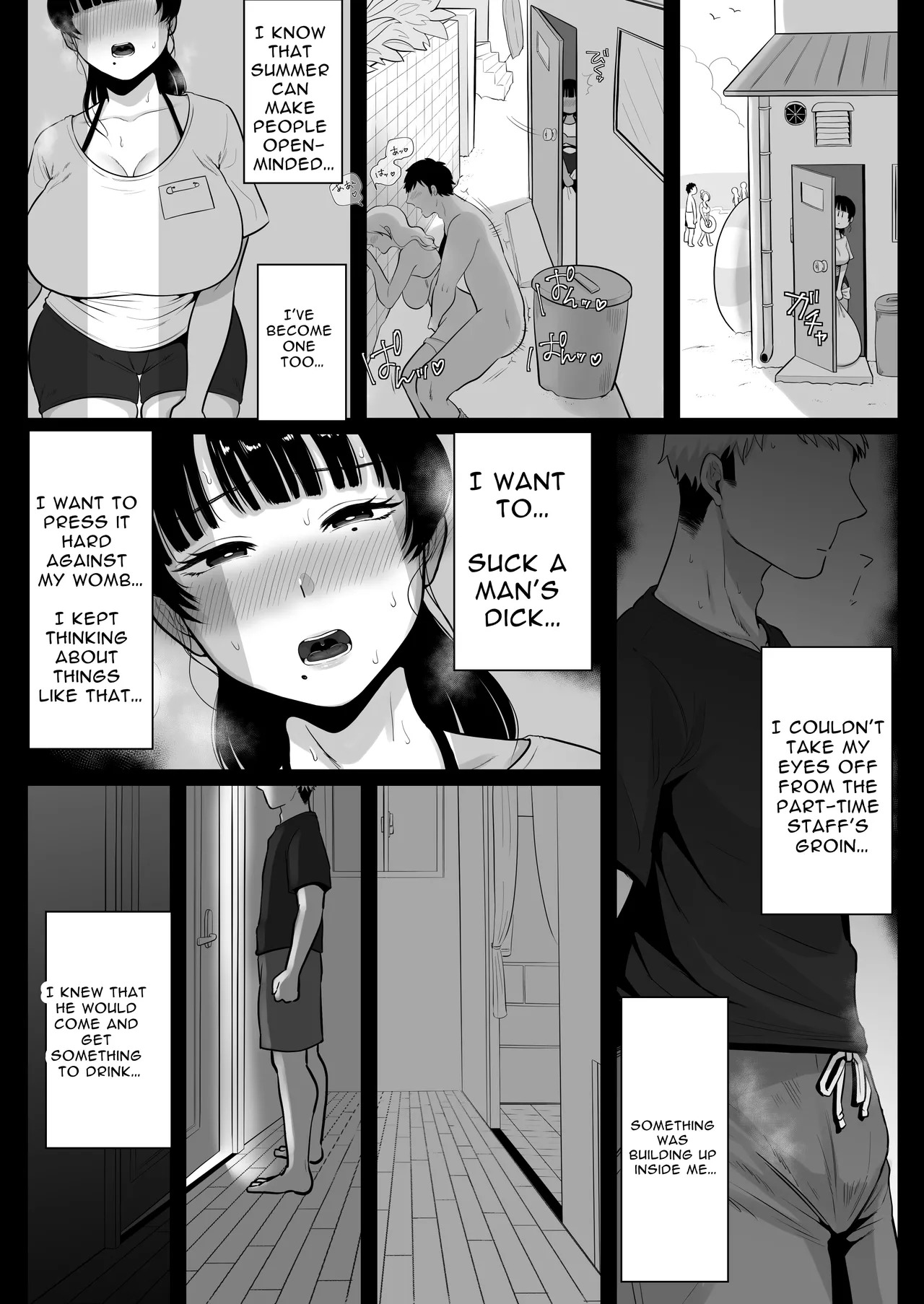 [Nezumi no Haha (Nezumi Nobo)] Umi no Ie, Hitozuma Tenchou Makanai Koubiroku | A Record Of Having Sex With A Married Woman At A Beach House [English] [Solid Rose] - Page 62