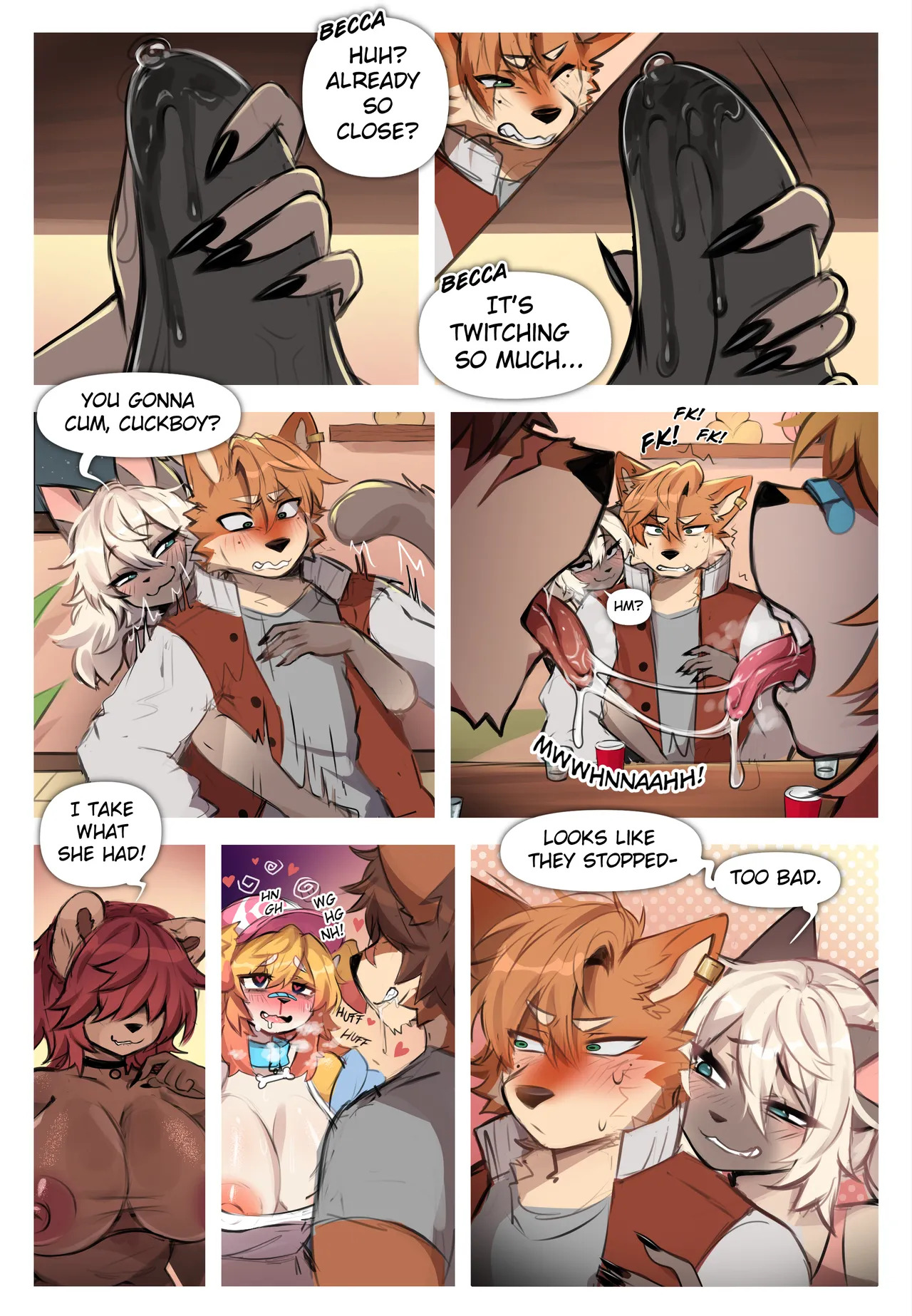 [Breedypupper] First Cum, First Serve! (Ongoing) - Page 31