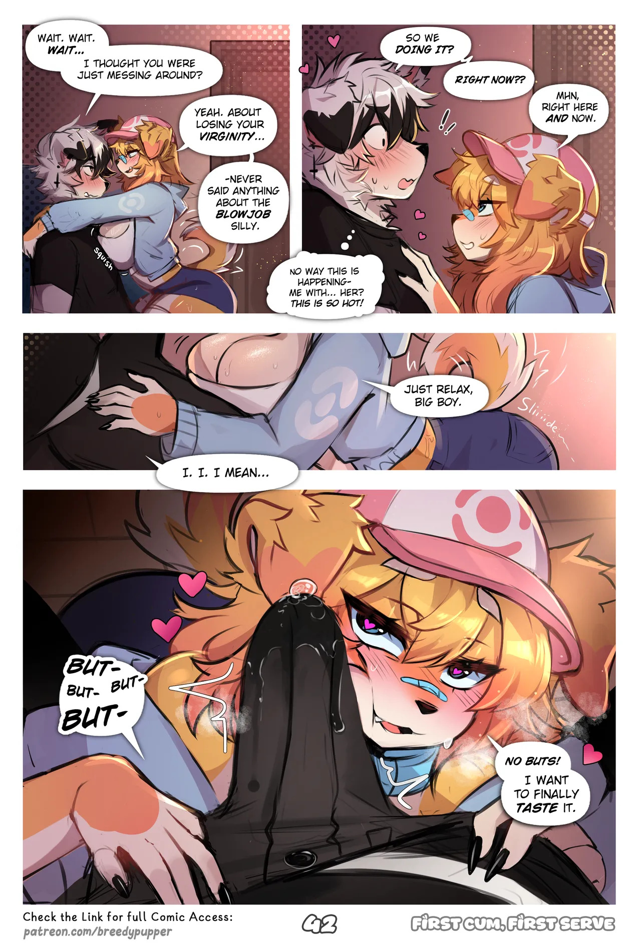 [Breedypupper] First Cum, First Serve! (Ongoing) - Page 43