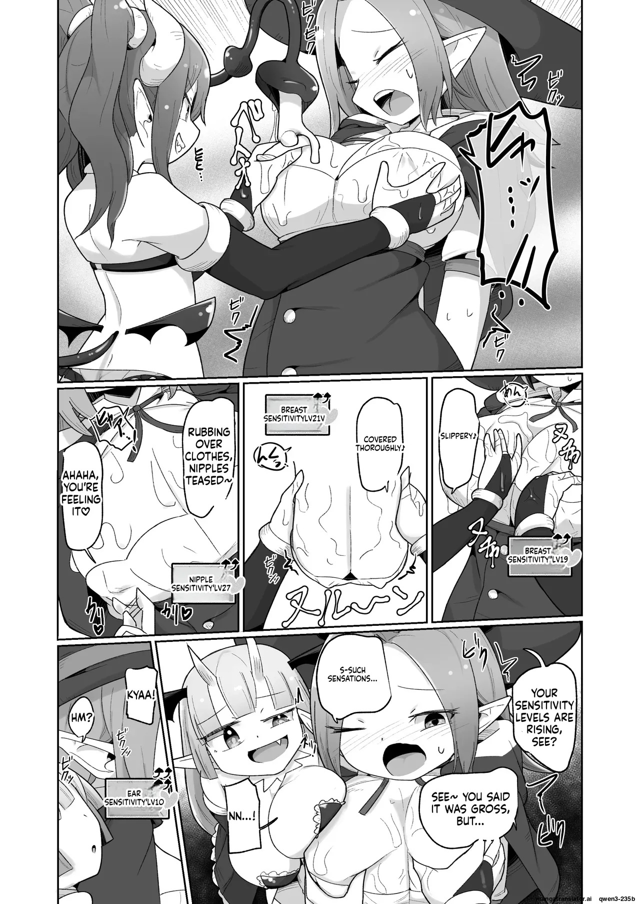 [Echie Kokufuku Aka (Monota)] Haiboku Show Colosseum 1 Kaisenme Tsuyo Tsuyo Majutsushi-chan VS Shintai Kaihatsu ga Tokuina Shou Akuma Succubus-chan (SCANMTL) - Page 21